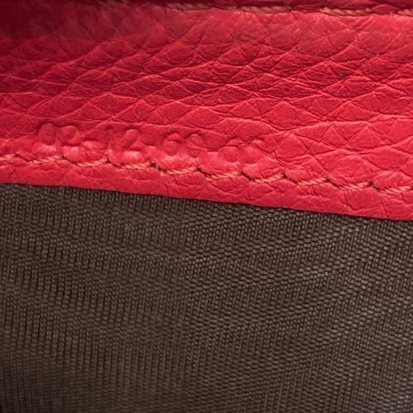 Chloe Marcie red leather continental clutch zipper wallet - Picture 6 of 8